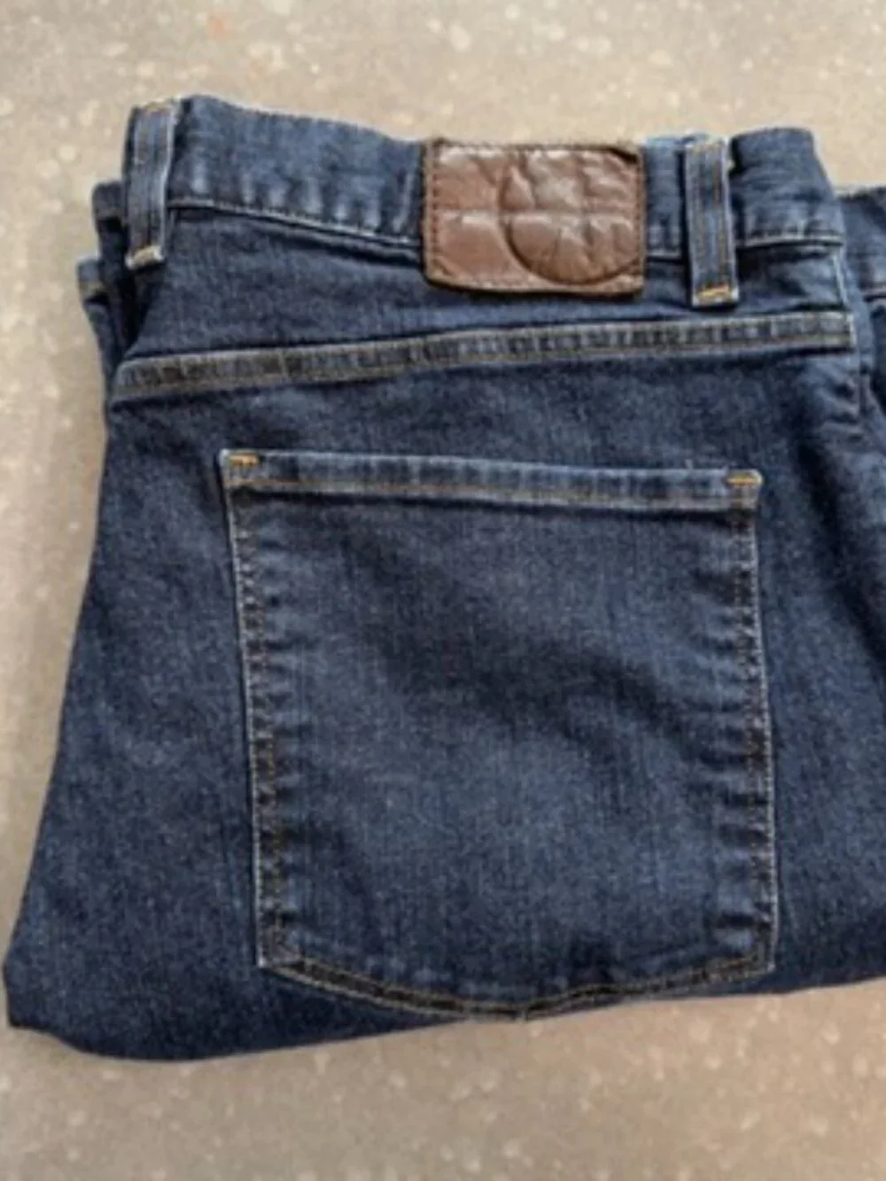 Hart Schaffner Marx Dark Wash Stretch Jeans Men's 38x30 Classic Straight Denim